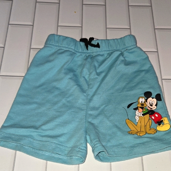 Disney Other - Kids Disney Blue Mickey Mouse Casual Shorts - Size 3t